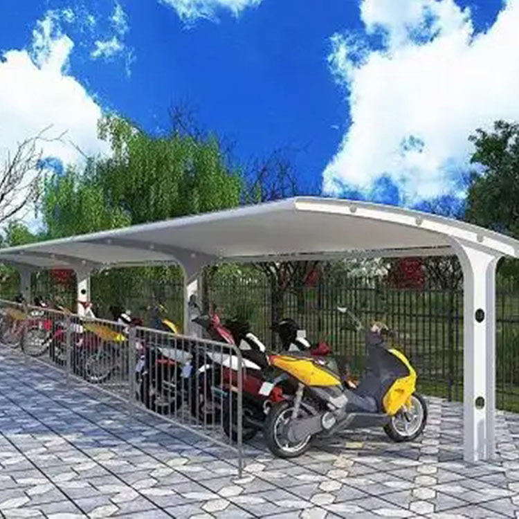 多伦县膜结构电动车棚